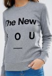 Wood - Maya - Sweat avec slogan The New