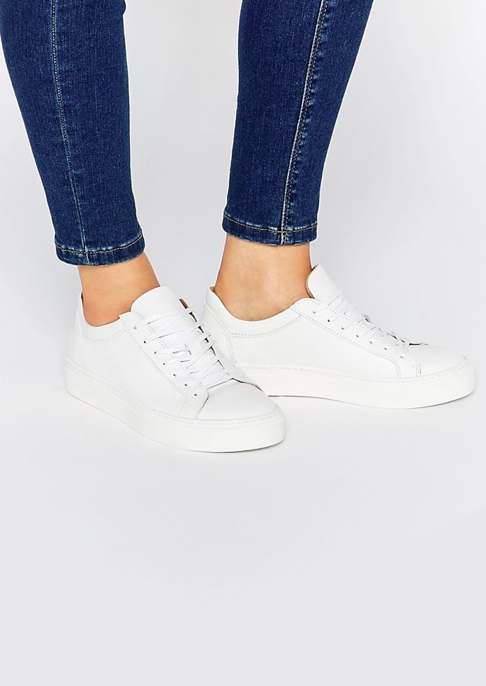 Baskets Donna en cuir