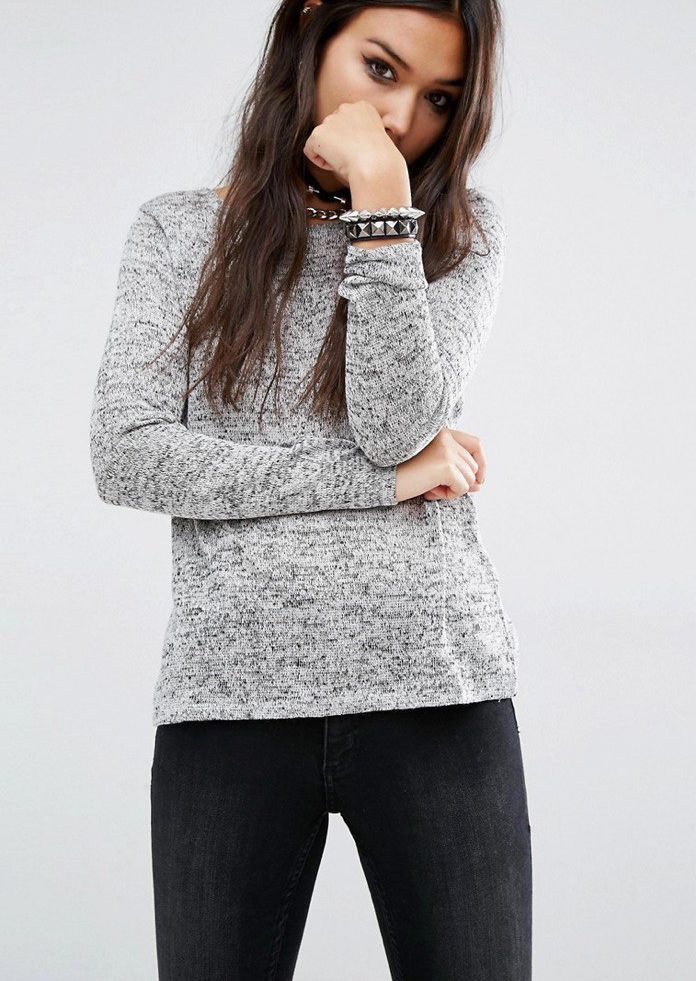 Pull dos ouvert GRISOU