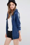 Parka brillante BLUE pull and bear