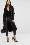 Manteau long avec volants SUPERTRASH