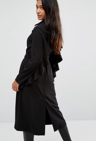 Manteau long avec volants SUPERTRASH
