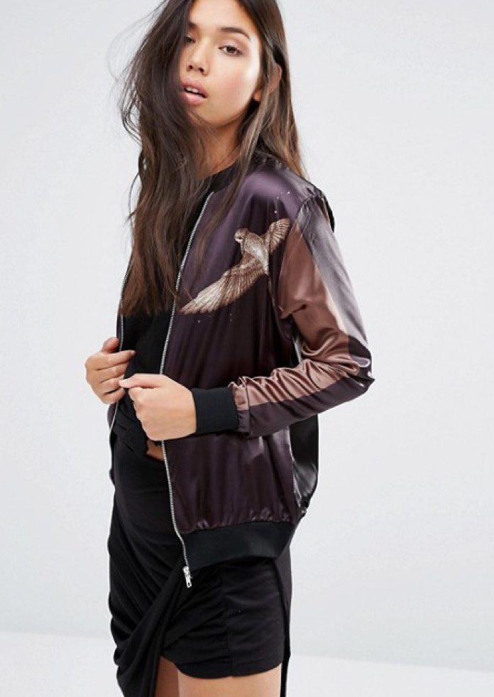 Bomber OISEAUX boohoo
