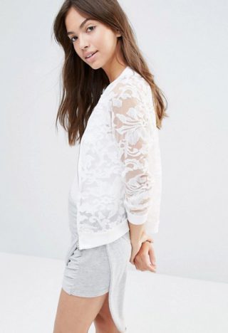 Bomber ORGANZA Boohoo