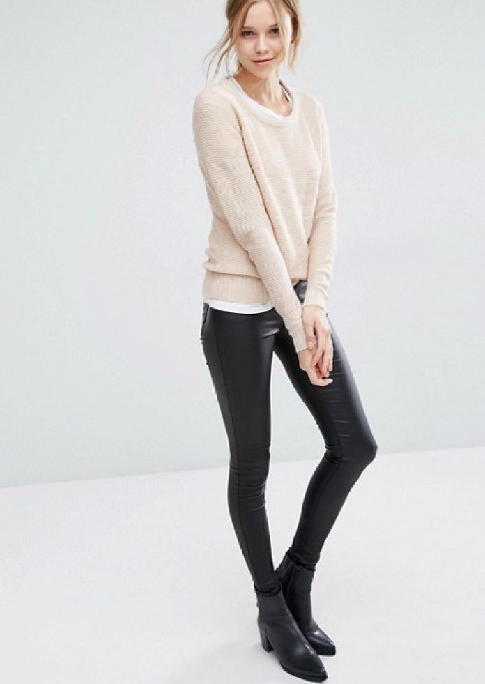 Pull POUDRE col rond vila