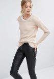 Pull POUDRE col rond vila