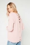 Pull effet croisillons miss selfridge