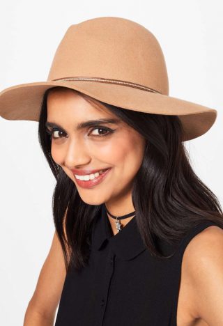 Chapeau fedora bords bruts miss selfridge