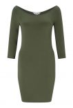Robe kaki BODYCON
