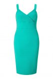 Robe turquoise RIB Miss Selfridge
