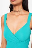 Robe turquoise RIB Miss Selfridge