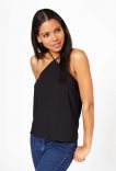 Top noir V NECK Miss Selfridge