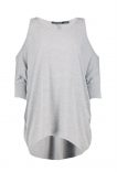 Top tunique gris NINA