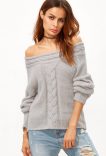 Pull violet BATEAU