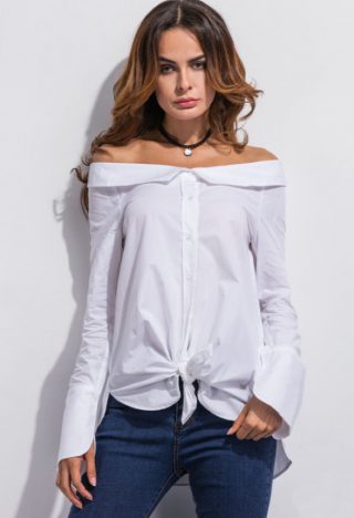 Chemisier blanc SLEEVE