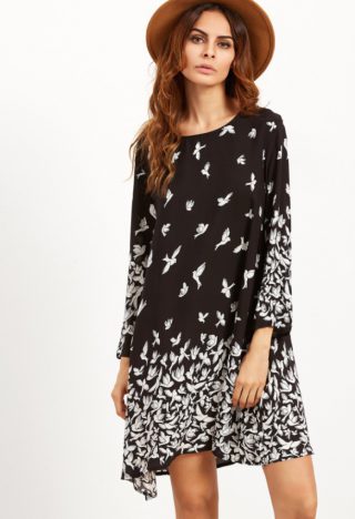 Robe droite PIGEONS