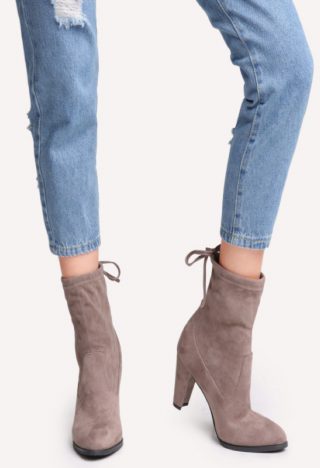 Bottines noires LACETS