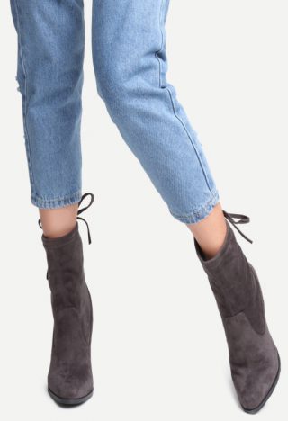 Bottines noires LACETS