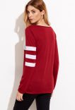 T-Shirt rouge STRIPED