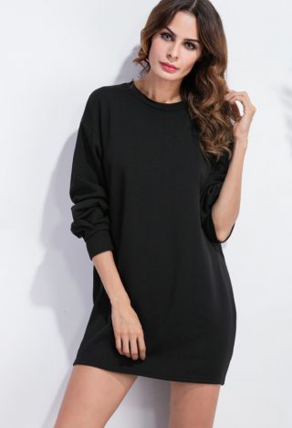 Robe noir SWEAT