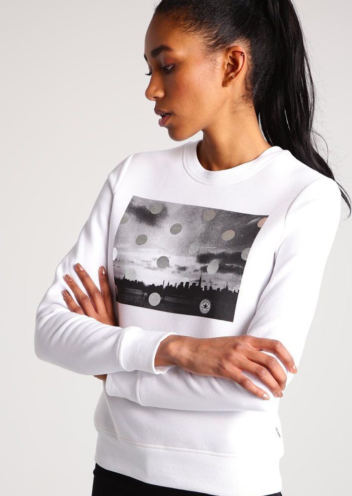 Sweatshirt WPEARL blanc converse